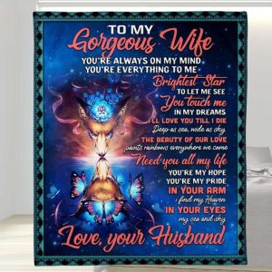 I Love You Till I Die To My Wife Blanket, Personalized Gift For Wife