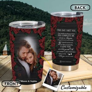 I Will Love You Then Couples Tumbler, Custom Couple Gifts