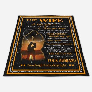 If You Realize To My Wife Blanket, Personalized Gift For Wife