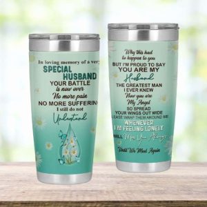 In Loving Memory To My Husband Tumbler, Best Gift For Husband
