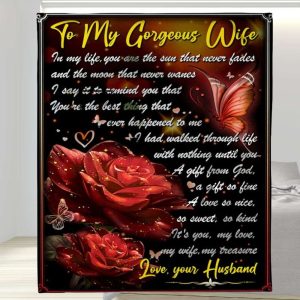 In My Life You Are The Sun To My Wife Blanket, Personalized Gift For Wife