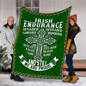 Irish Celtic Symbols Endurance Blanket, St Patrick’s Day Blanket