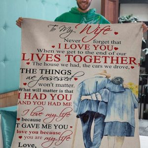 It Gave Me You To My Wife Blanket Personalized Gift For Wife 2