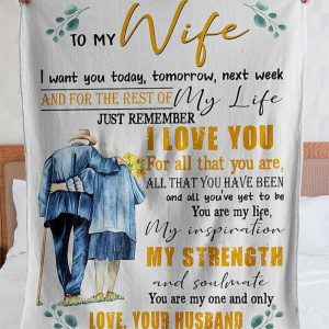 Just Remember Love You To My Wife Blanket, Personalized Gift For Wife