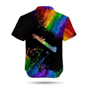 Love Is Love Pride Month Rainbow Watercolor LGBT Hawaiian Shirt LGBT Gifts 3 1