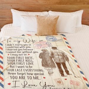 Love Mail You Are To Me To My Wife Blanket, Personalized Gift For Wife