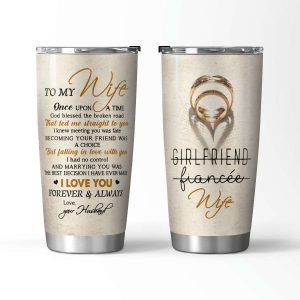 Marrying You Was The Best Decision To My Wife Tumbler, Personalized Gift For Wife