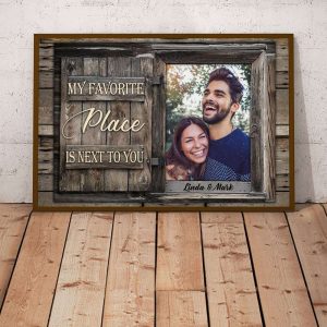 Next To You Couples Canvas, Custom Couple Gifts