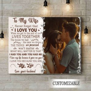 Our Live Together To My Wife Blanket, Personalized Gift For Wife