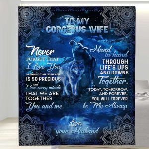 Spend Time With You Is So Precious To My Wife Blanket, Personalized Gift For Wife