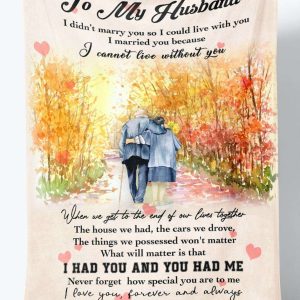 The Things We Possessed To My Wife Blanket, Personalized Gift For Wife