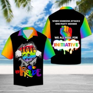 We All Roll For Initiative LGBT Hawaiian Shirt – LGBT Gifts