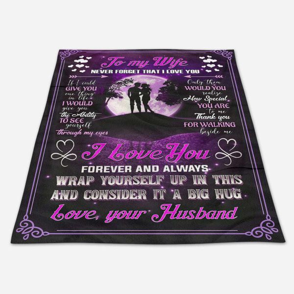Wrap Yourself Up In This To My Wife Blanket, Personalized Gift For Wife