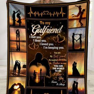 You Are My Naughty Lover To My Girlfriend Blanket, Best Couple Gift