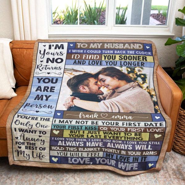 You Are The Only One To My Husband Blanket, Personalized Gift For Husband