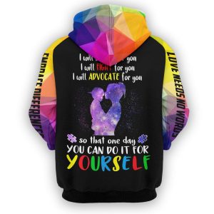 Heart I Will Speak For You Son Autism Awareness Hoodie – Autism Apparel