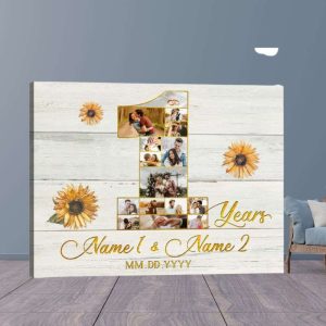 1st Anniversary Gift For Wife 1st Anniversary Gift For Husband 1 Year Anniversary Gift 1
