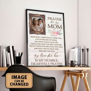 Prayer For My Mom Custom Image Poster