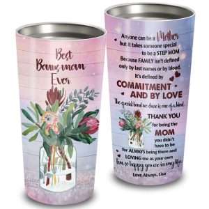 Best Bonus Mom Ever Thank You For Being The Mom 20Oz Tumbler 4631 1