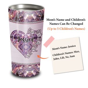 Best Mom Ever Custom Name Tumbler 4 Best Mom Ever Custom Name 20Oz Tumbler 8913 5