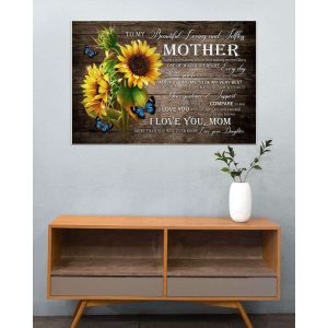 Canvas To My Mom From Daughter Mothers Day Gift From Daughter Daughter To Mom Gift 3516 3