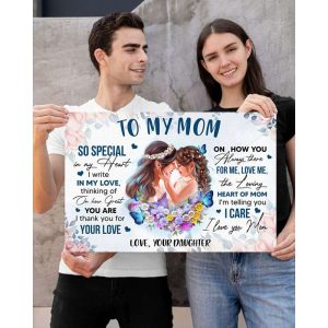 Canvas To My Mom From Daughter Mothers Day Gift From Daughter Daughter To Mom Gift 4972 3