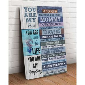 Canvas To My Mom From Daughter You Are My Love Canvas 3