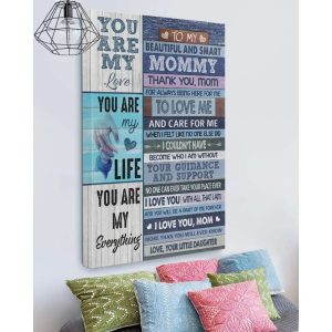 Canvas To My Mom From Daughter You Are My Love Canvas 4