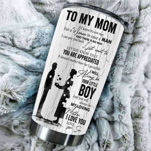 Gift For Mom It Doesnt Matter How Far I Go In Life Youll Always Be My Loving Mother Crackle Painting Tumbler 1