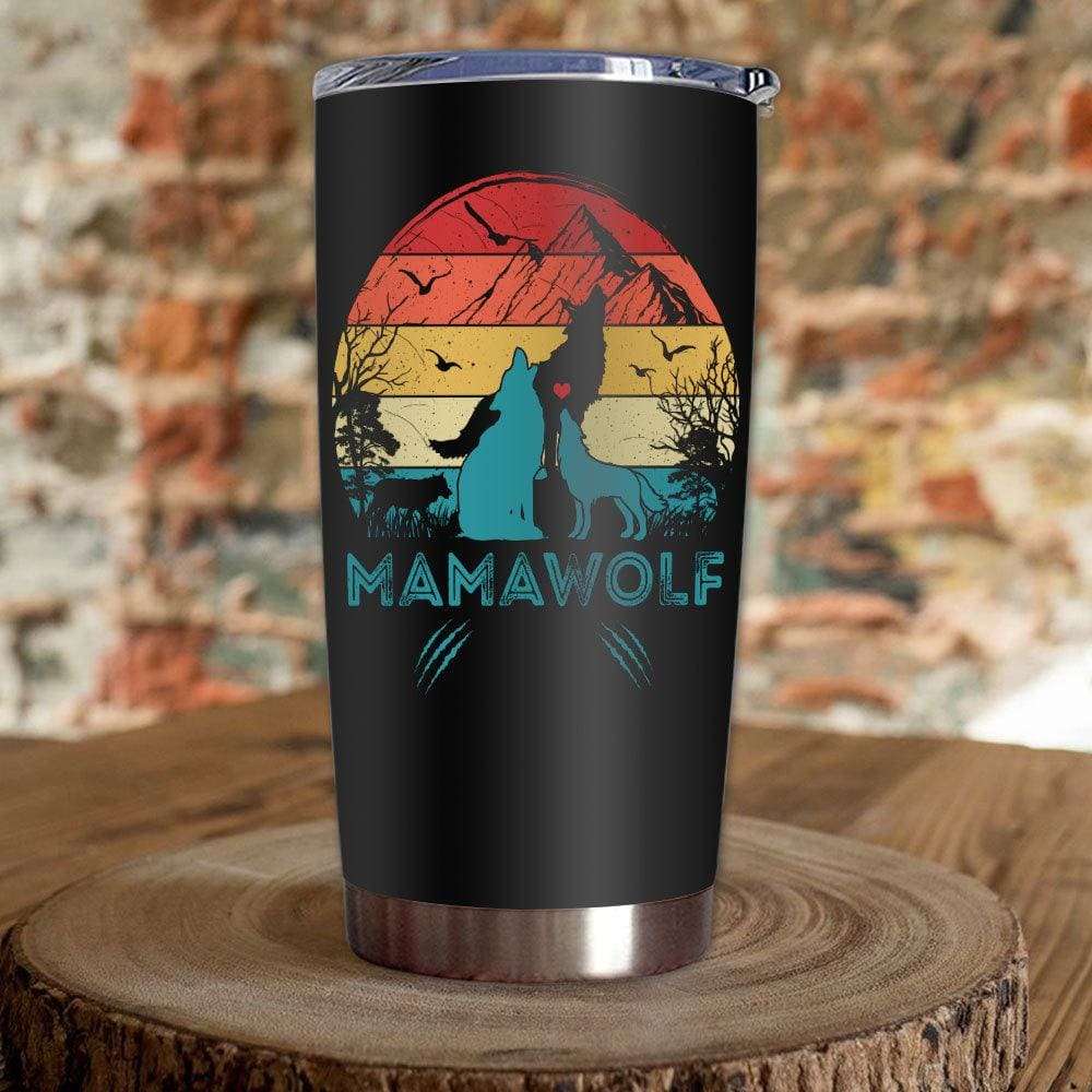Gift For Mom Mamawolf Vintage To My Mom Tumbler