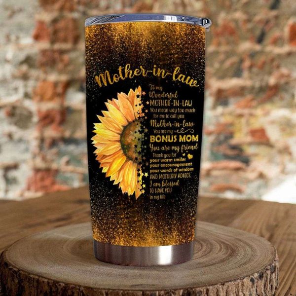 Gift For Mother-In-Law I Am Blessed To Have You In My Life Tumbler