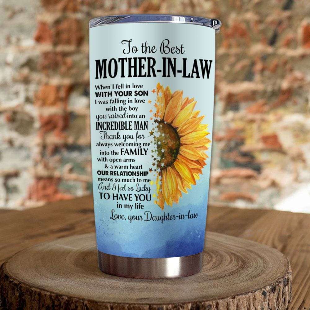 Gift For Mother-In-Law Thanks For Always Welcoming Me Into The Family Tumbler