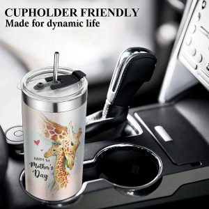 Happy First Mother Day Giraffe Mom Tumbler 3 Happy First Mother Day Giraffe Mom Tumbler 4