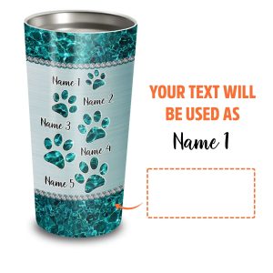 Happy Mothers Day Worlds Best Cat Mom Ever Custom Name 20Oz Tumbler 5759 5