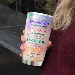 I Hold You Mother in law 20Oz Tumbler 2576 4