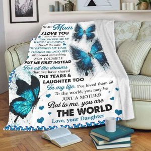 Personalized Blanket Daughter To Mom Mothers Day Blanket I Love You For All 4 1