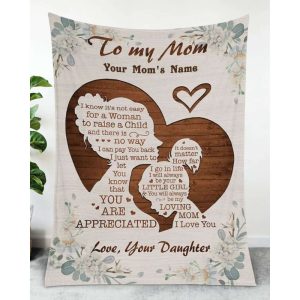 Personalized Blanket To Mom From Daughter Mother And Daughter Gift From Daughter Mothers Day Gift 2054 1