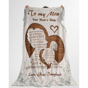 Personalized Blanket To Mom From Daughter Mother And Daughter Gift From Daughter Mothers Day Gift 2054 2
