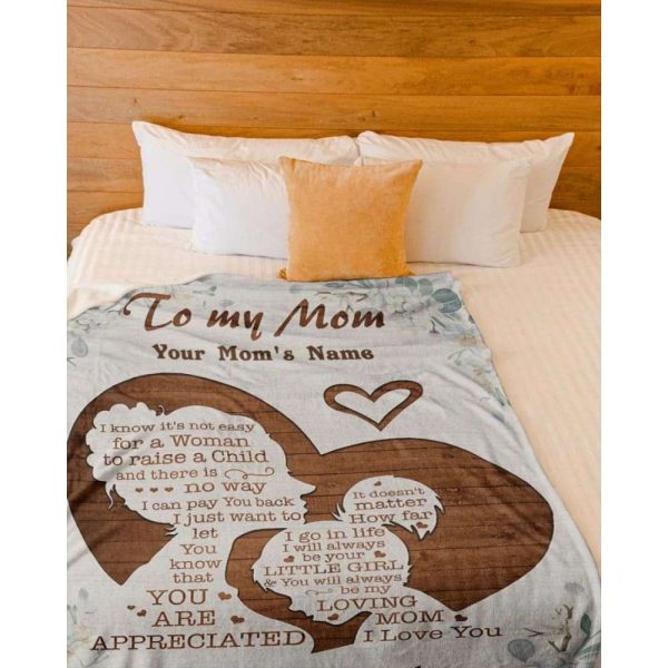 Personalized Blanket To Mom From Daughter You Are Appreciated Blanket