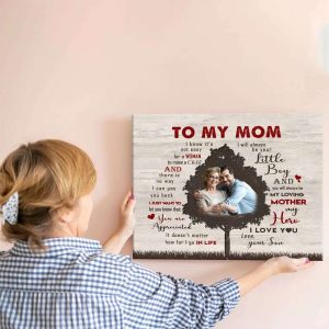 Personalized Gift For Mom From Son Canvas Mothers Day Gift To Mom From Son Custom Gift To Mom 7107 4