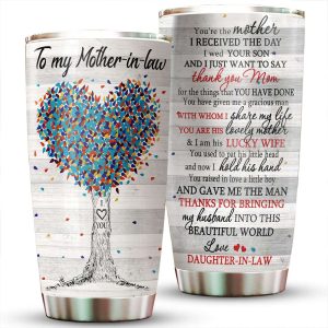 Thank You Mother in law Tumbler 1