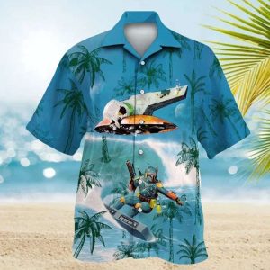 Boba Fett Dalori Surfing Star Wars Hawaiian Shirt Men Kids 1