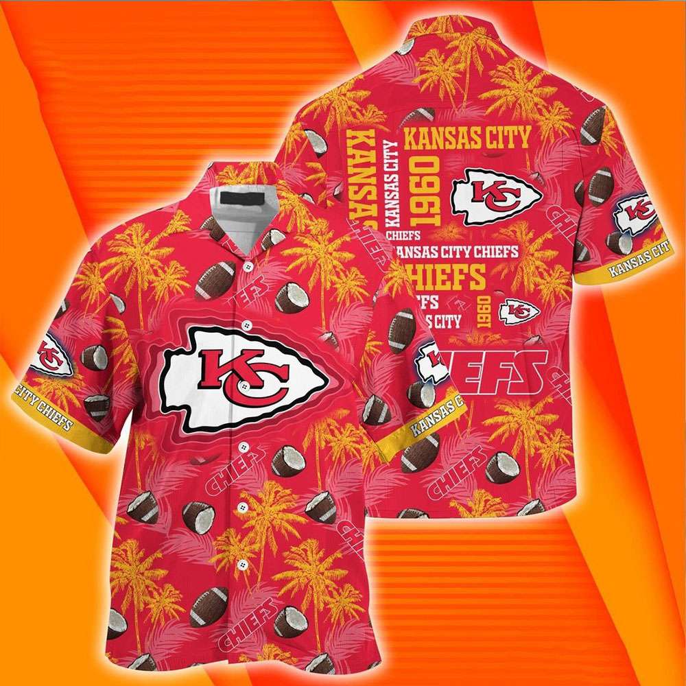 Chiefs Hawaiian Shirt Coconut Football NFL Kansas City Chiefs Best Seller Shirts Design In Usa 1