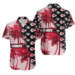 Chiefs Hawaiian Shirt Coconut Tree NFL, Kansas City Chiefs Hawaiian Shirt