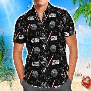 Darth Vader Black Hawaiian Shirt, Star Wars Hawaiian Shirt