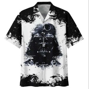 Darth Vader Grunge Style Star Wars Hawaiian Shirt, Darth Vader Hawaiian Shirt