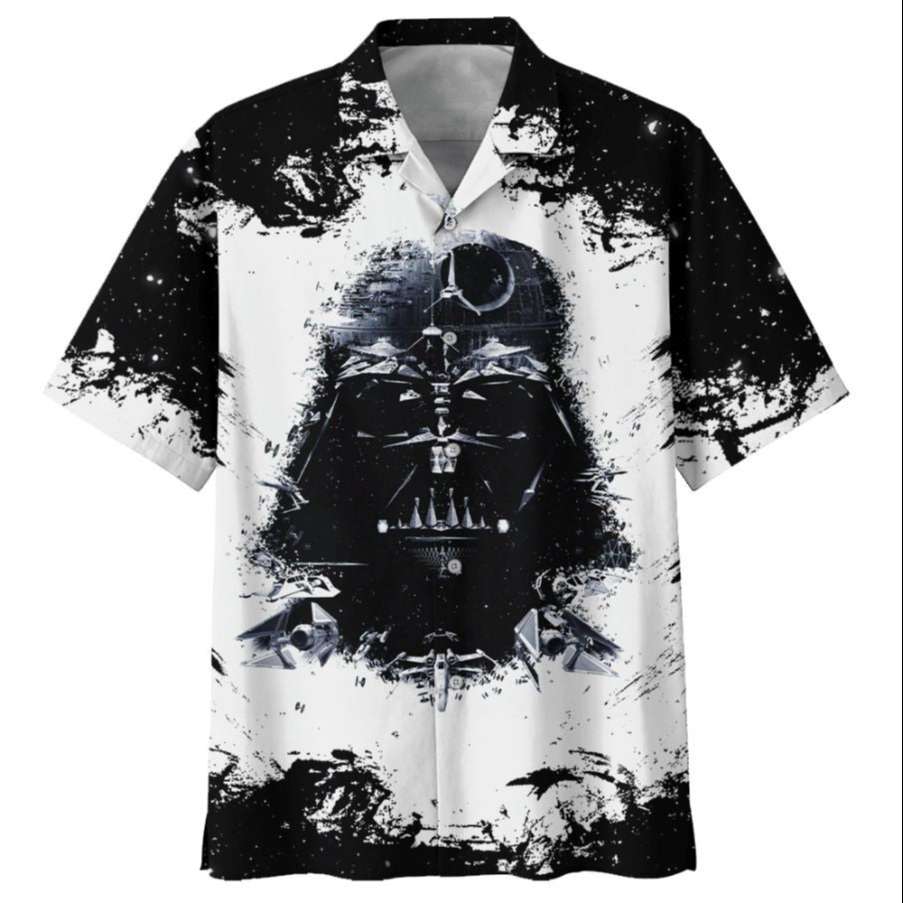 Darth Vader Grunge Style Star Wars Hawaiian Shirt Darth Vader Hawaiian Shirt 1