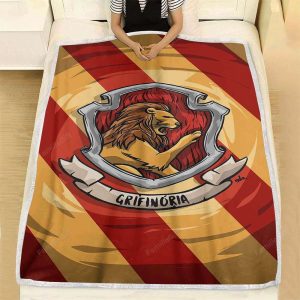 Grifinoria Gryffindor House Blanket, Harry Potter Blanket