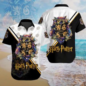 Hogwarts Harry Potter All Over Print 3D Hawaiian Shirt