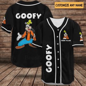Personalized Goofy Baseball Jersey, Goofy Disney Jersey, Disney Custom Name Shirts
